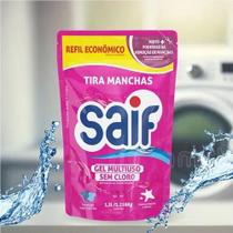 Saif Tira Manchas Sachê Sem Cloro Multiuso 1,2L rosa
