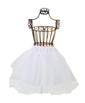 Saiote Anágua Infantil Saia Tule Branco Vestido De Festa