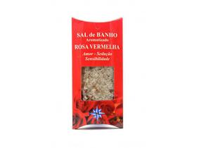 Sais de Banho Aromatizado Rosa Vermelha 100g