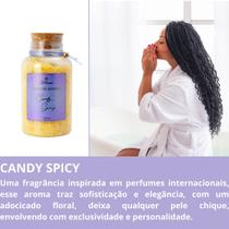 Sais de banho candy spicy 360g para banheira hidro ofurô relaxante