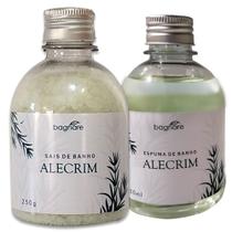 Sais De Banho e Espuma para Banheira Hidro Relaxante Alecrim - Bagnare Cosméticos