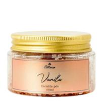 Sais escalda pés vanilla massagem relaxante revigorante 100g