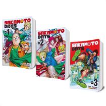 SAKAMOTO DAYS Mangá Volume 1 Ao 3 KIT Yuuto Suzuki Português