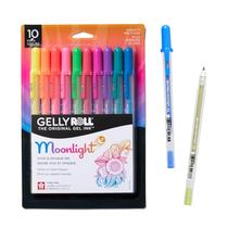 Sakura Gelly Roll Moonlight 06 Bolígrafo de Gel, Paquete de 10 de Tinta Fluorescente