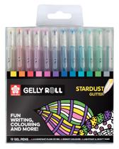 Sakura Gelly Roll Stardust Juego de 12 Bolígrafos de Gel con Purpurina