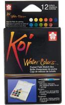 Sakura Koi Water Colors - Tinta Aquarela - 12 Cores