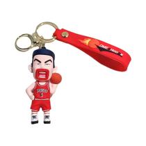 Sakuragi Hanamichi Rukawa Kaede Mitsui SLAM DUNK Anime Chaveiro Bolsa Pingente Modelo Brinquedo