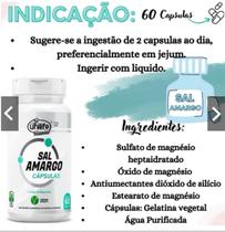 Sal Amargo 850mg Com 60 Cápsulas