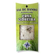 Sal de Banho Aromatizado com Ervas 100g - Erva Cidreira: Contra a Estafa e a Ansiedade Sal de Banho Aromatizado com Ervas 100g - Erva Cidreira: Contra a Estafa e a Ansiedade