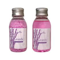 Sal de Banho e Espuma Banheira Hidro Ofuro Relaxa Lavanda - Bagnare Cosméticos