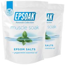 Sal de banho Epsoak Muscle Soak Epsom Salt 2 kg com óleos essenciais