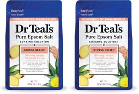 Sal de Epsom Dr Teal's Alivio del Estrés con Aceites Esenciales 1,36 kg x 2