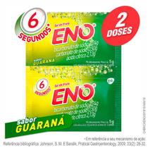 Sal de Fruta Eno Sabor Guaraná com 2 Envelopes de 5g cada