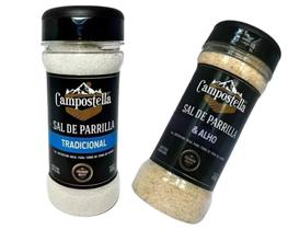Sal de Parrrilla Tradicional + Sal de Parrilla E Alho Sal de Parrrilla Tradicional + Sal de Parrilla E Alho