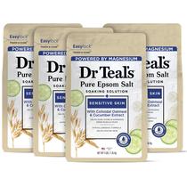 Sal Epsom Magnésio Soak Pele Sensível do Dr. Teal 1,36 kg