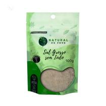 Sal Grosso 100% Natural Sem Iodo Qualidade Superior Pouch 100g