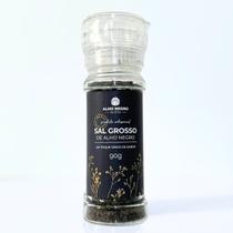 Sal Grosso de Alho Negro Artesanal 90g Alho Negro do Sítio