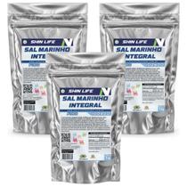 Sal Integral Moido Fino Iodado 3kg 100% Integral de Mossoro