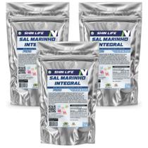 Sal Integral Moido Fino Iodado 3kg 100% Integral de Mossoro