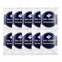 Sal Lebre Marinho Refinado Com 10 Unidades de 1kg