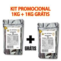 Sal Livre De Iodo, Moído, Totalmente Integral 2 Kg.