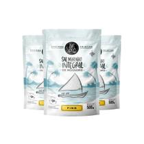 Sal Marinho Integral De Mossoró Fino 500g Compre 2 Ganhe 1