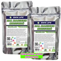 Sal Marinho Integral Granulado Iodado 2kg Parrilha Sal Marinho Integral Granulado Iodado 2kg Parrilha