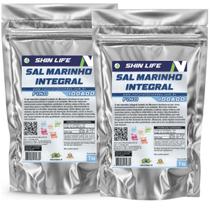 Sal Marinho Integral Iodado 2 kg Salinas Mossoró Fino