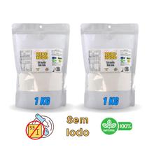Sal Marinho Integral Moído Sem Iodo C/ 2 Un 1Kg (Total 2Kg)