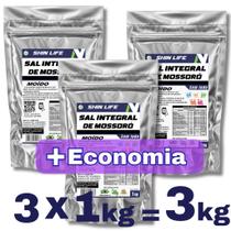 Sal Marinho Integral S/ Iodo Moído 3kg Mossoró (Fino)