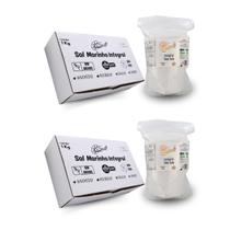 Sal Marinho Integral Sem Iodo 100% Natural Moído 1kg 2 Unid. Sal Marinho Integral Sem Iodo 100% Natural Moído 1kg 2 Unid.