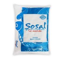 Sal Marinho moído e iodado Sosal 1kg