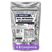 Sal Marinho Moído Integral Zero Iodo 1 kg Salinas Mossoró