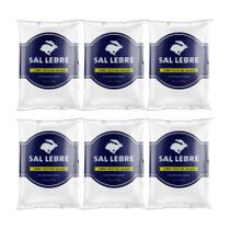 Sal Marinho Refinado Lebre 1kg Kit com 6 Unidades Sal Marinho Refinado Lebre 1kg Kit com 6 Unidades