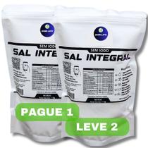 Sal Marinho Zero Iodo 2 kg Salinas Mossoró Moído