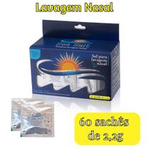 Sal Para Lavagem Nasal Sem Iodo Ultrafino C/60 Sachês Sal Para Lavagem Nasal Sem Iodo Ultrafino C/60 Sachês