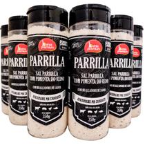 Sal Parrilla Kit 6 unidades 5 Sabores Chimichurri Defumado Original Lemon Pepper Pimenta do Reino 350g Bahia Premium Sal Parrilla Kit 6 unidades 5 Sabores Chimichurri Defumado Original Lemon Pepper Pimenta do Reino 350g Bahia Premium
