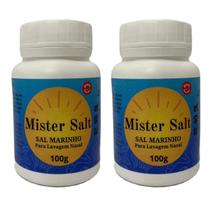 Sal Puro Natural Lavagem Nasal Mister Salt 100G Kit 2 Un