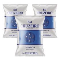 Sal Refinado Cruzeiro 1kg 30un Fardo