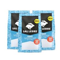 Sal Refinado Light Menos Sódio Lebre Iodado 500g - 3 Unidades Sal Refinado Light Menos Sódio Lebre Iodado 500g - 3 Unidades
