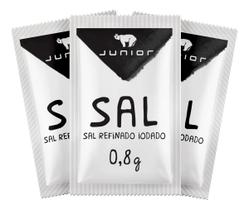 Sal Refinado Sachê Junior 0,8g Caixa Com 2.500 Sachês Sal Refinado Sachê Junior 0,8g Caixa Com 2.500 Sachês