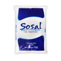 Sal refinado sosal 1kg Sal refinado sosal 1kg