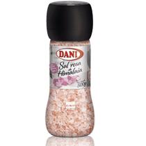 Sal rosa do himalaia com moedor dani - sal grosso 500g Sal rosa do himalaia com moedor dani - sal grosso 500g