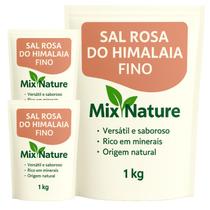 Sal Rosa do Himalaia Fino 3kg Premium 100% Natural Puro Alta Qualidade Rico em Minerais