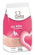 Sal Rosa do himalaia fino 500g Q-VITA Sal Rosa do himalaia fino 500g Q-VITA
