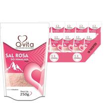 Sal Rosa do Himalaia Fino Q-VITA 250g (10 Pacotes)