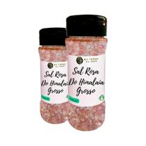 Sal Rosa Premium Himalaia Grosso Kit 2 Pote Com Dosador 50G