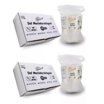 Sal Sem Iodo Integral 100% Natural Ultrafino 1kg Com 2 Unid Sal Sem Iodo Integral 100% Natural Ultrafino 1kg Com 2 Unid