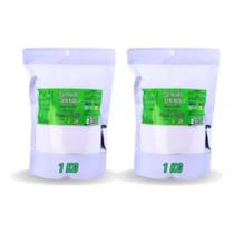Sal Sem Iodo Ultra Puro Kit 2un Pureza Superior A 99,5% 2kg Sabor Sal Sem Iodo Ultrapuro Moido