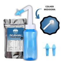 Sal Solução nasal 500g + Irrigador nasal + Colher medidora